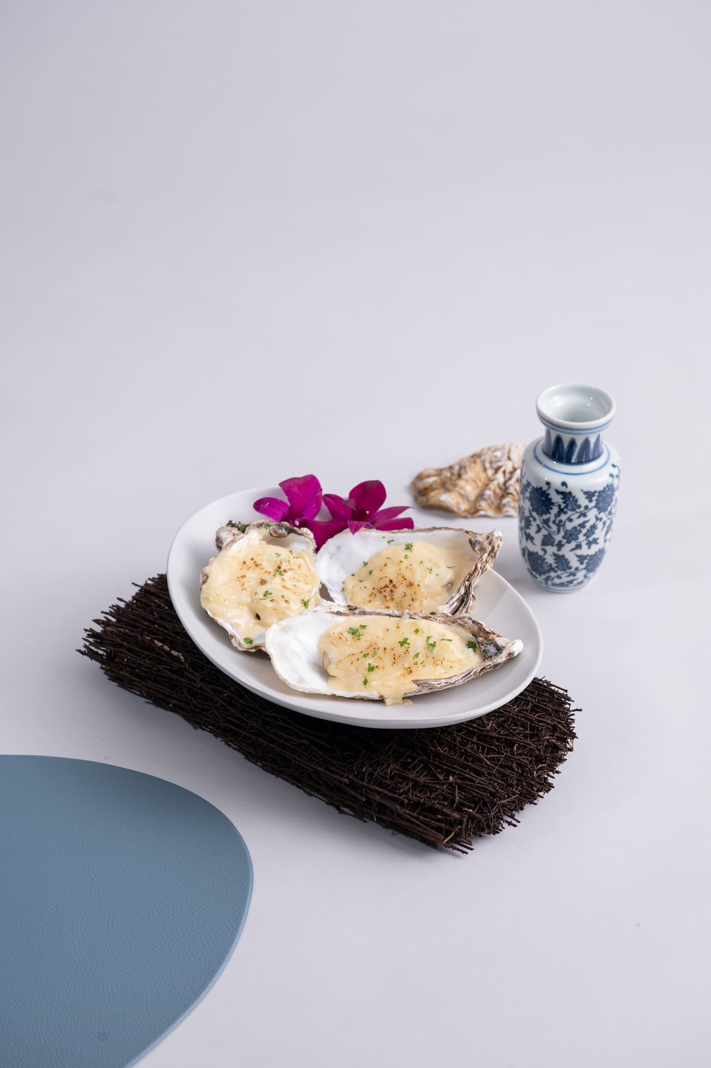 Oyster sashimi plate
