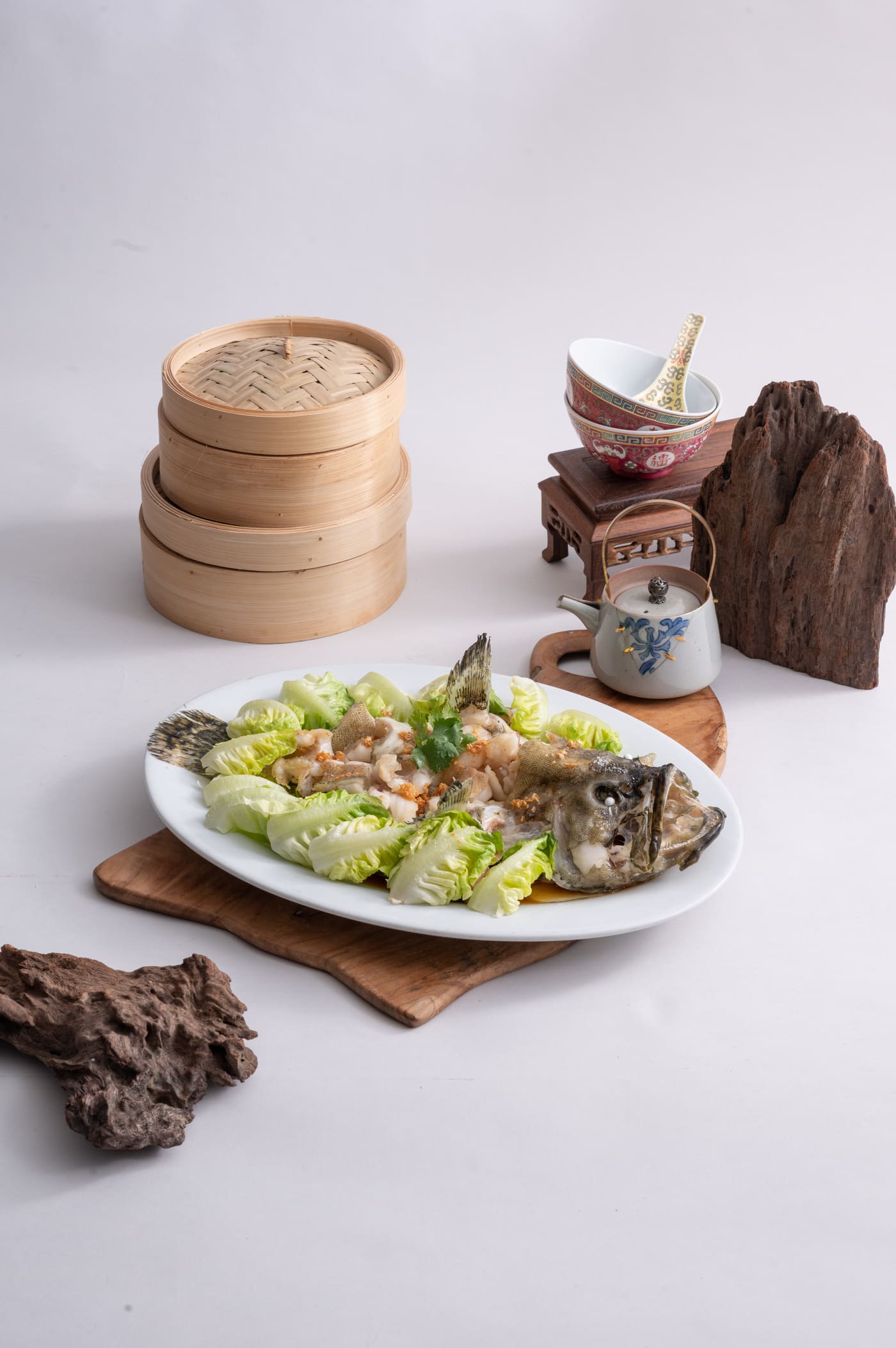 Steamed seafood dish